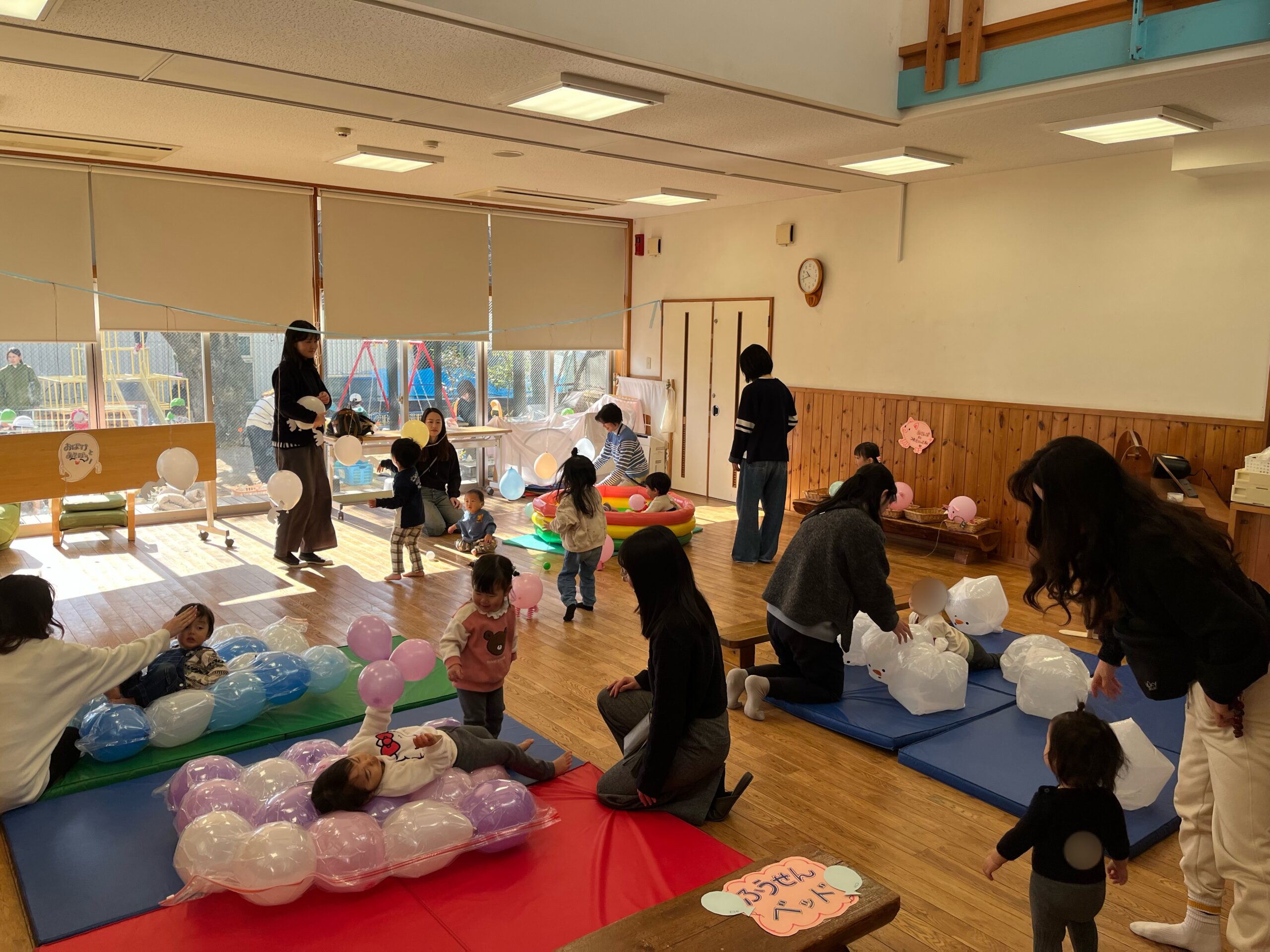 未就園親子プログラム（ふうせんであそぼう🎈）
