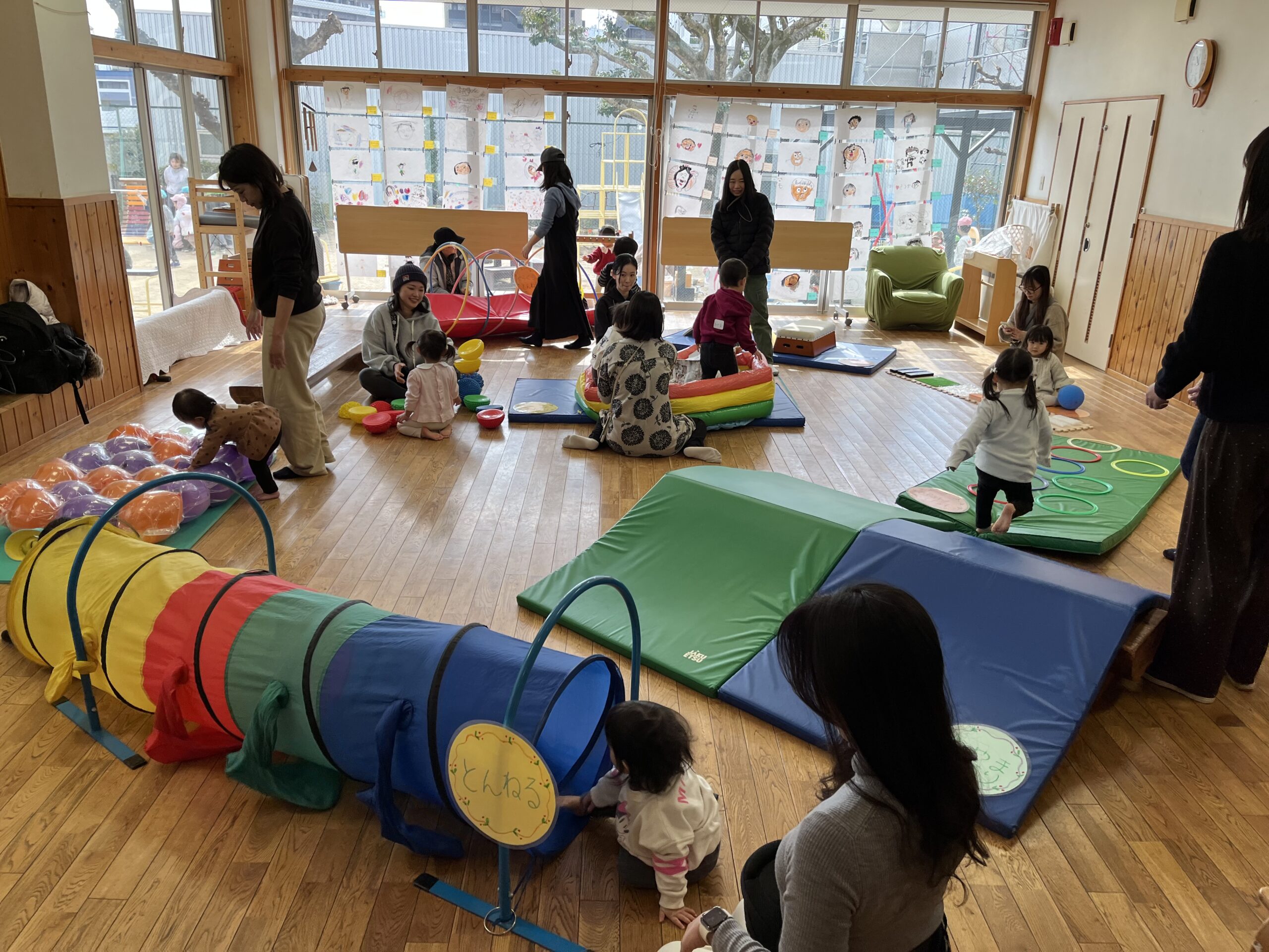 未就園親子プログラム（サーキット遊び💛）